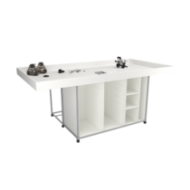 Стол для конструирования и робототехники с полками и местами хранения  - «globural.ru» - Саратов