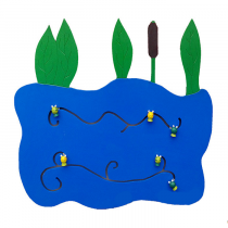 Декоративно-развивающая панель «Пруд» (вариант 1) - «globural.ru» - Саратов