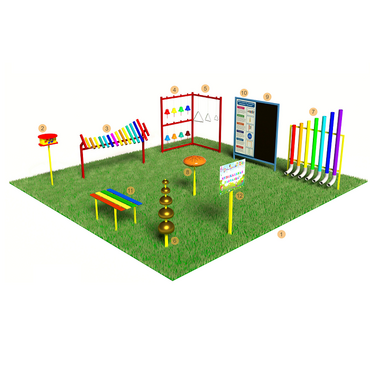 Музыкальная площадка (комплект Оптима без ограждения) - «globural.ru» - Саратов