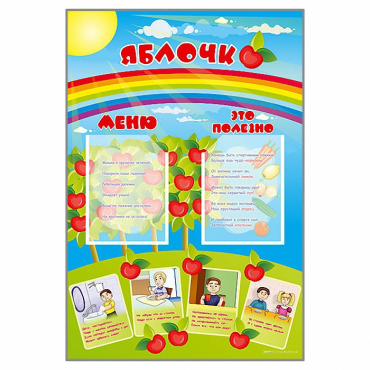 Стенд-меню "Яблочко" - «globural.ru» - Саратов