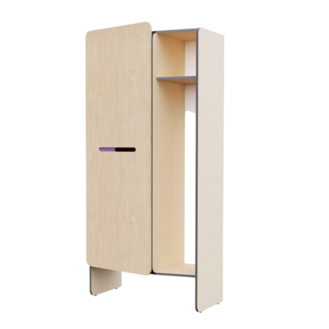 Шкаф для верхней одежды персонала во входную группу из коллекции мебели «НЕГА» (бежевый) - «globural.ru» - Саратов