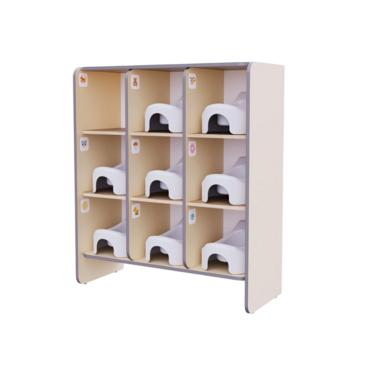 Детский стеллаж под горшки из коллекции «НЕГА» (бежевый) - «globural.ru» - Саратов