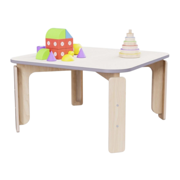 Квадратный растущий стол из коллекции «НЕГА» р.гр. 2-3 (цвет бежевый) - «globural.ru» - Саратов