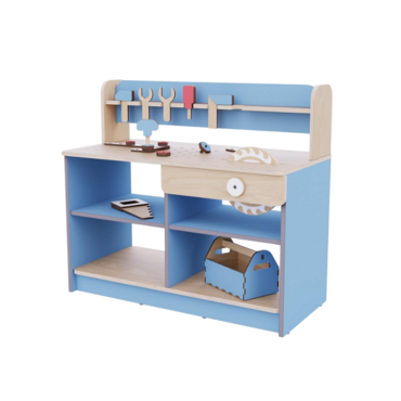 Верстак с набором инструментов из коллекции «НЕГА» (голубой) - «globural.ru» - Саратов