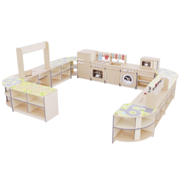 Игровая зона «Островок мастеров» из коллекции мебели «НЕГА» (бежевый) - «globural.ru» - Саратов