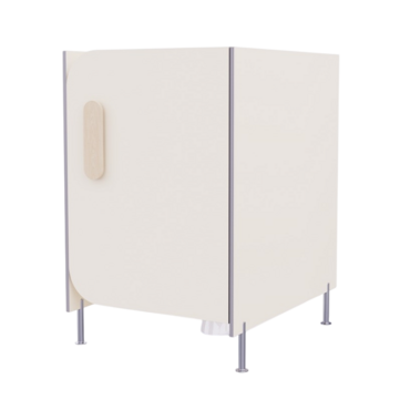 Гигиеническая кабинка из коллекции «НЕГА» (цвет бежевый) - «globural.ru» - Саратов