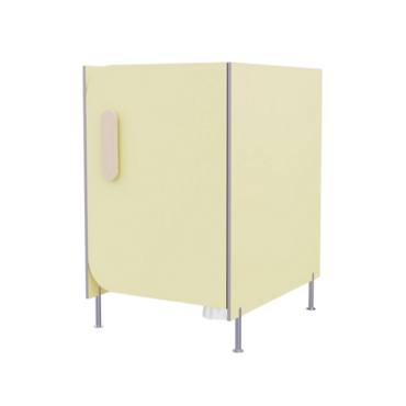 Гигиеническая кабинка из коллекции «НЕГА» (цвет желтый) - «globural.ru» - Саратов