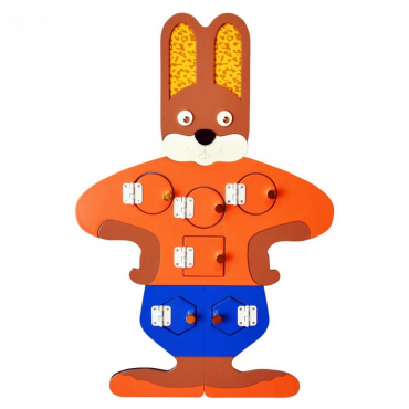 Бизиборд «Зайчик- Побегайчик» - «globural.ru» - Саратов