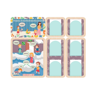 Информационный стенд «Правила пожарной безопасности» 137.5 х 111 см - «globural.ru» - Саратов