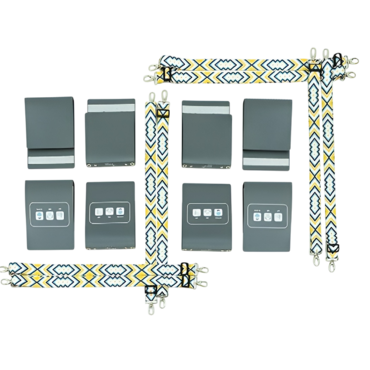 Комплект из 8 Коммуникативных книг с карточками PECS/ПЭКС (Маленькие, цвет серый) - «globural.ru» - Саратов