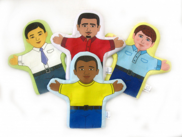 Набор кукол - рукавичек "Расы" - «globural.ru» - Саратов