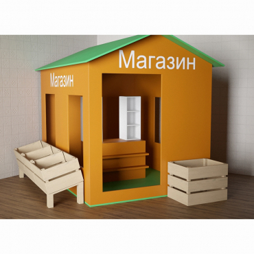 Игровой домик «Рынок» - «globural.ru» - Саратов