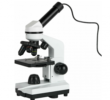 Микроскоп школьный Эврика 40х-1600х с видеоокуляром - «globural.ru» - Саратов