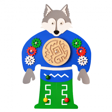 Бизиборд «Волчок- Серый Бочок» - «globural.ru» - Саратов