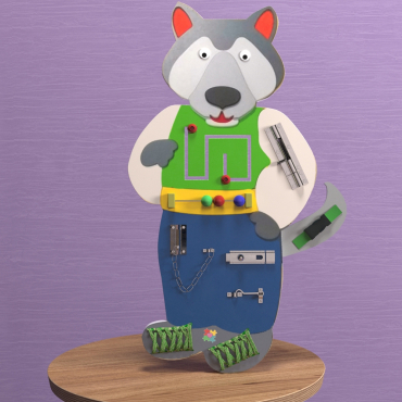 Бизиборд «Волчок-серый бочок» - «globural.ru» - Саратов