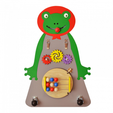 Бизиборд «Лягушка- Квакушка» - «globural.ru» - Саратов