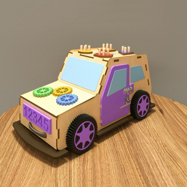 Бизикуб мобильный "Машинка" - «globural.ru» - Саратов