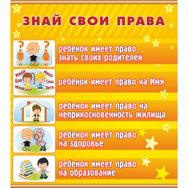Стенд "Знай свои права" - «globural.ru» - Саратов
