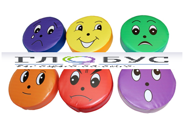 Набор мягких пуфиков "Эмоции" - «globural.ru» - Саратов