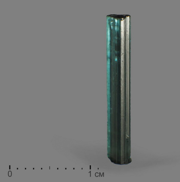 Турмалин (индиголит), кристалл - «globural.ru» - Саратов