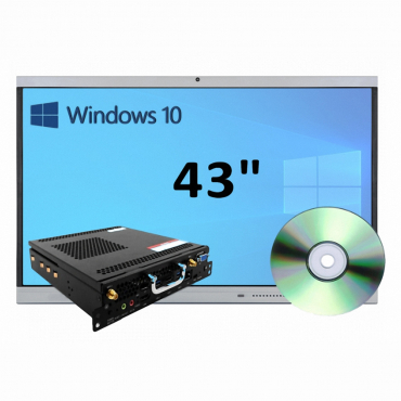 Интерактивная панель 43" (встроенный ПК, Win10) - «globural.ru» - Саратов