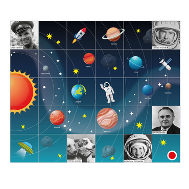 Коврик для логобота Пчелка "Космос" - «globural.ru» - Саратов