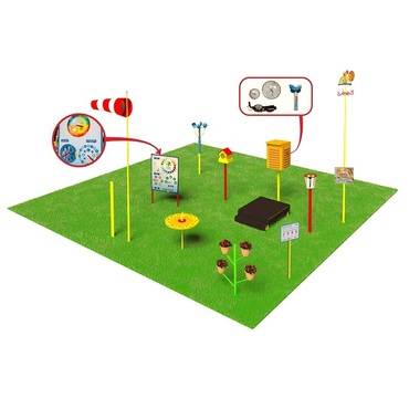 Метеорологическая площадка серия металлическая (комплект Лайтс)    - «globural.ru» - Саратов